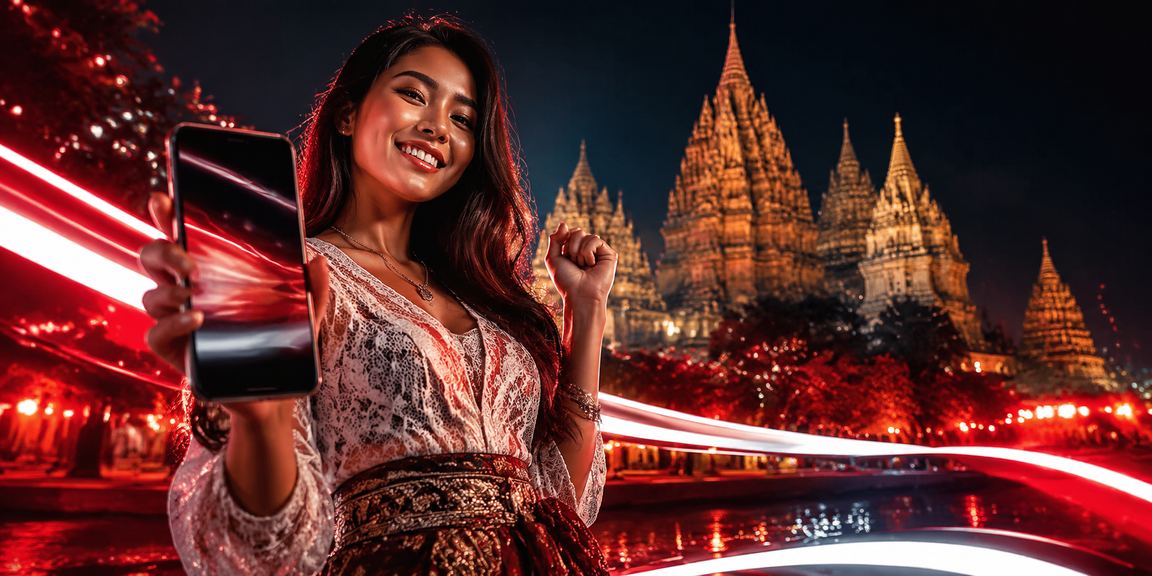 Layar neon menampilkan informasi bonus rebate dan data analisis taruhan malam hari